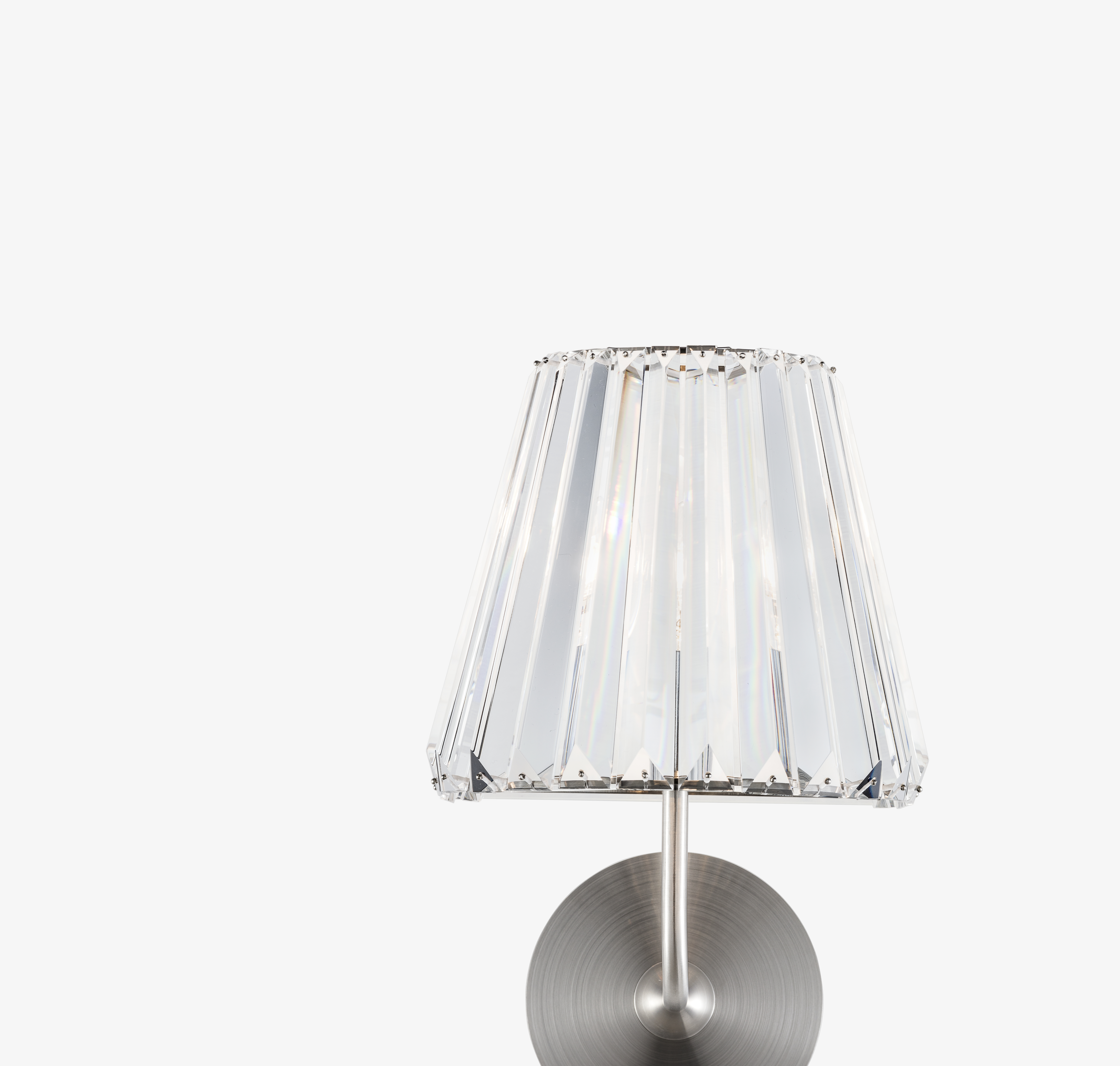 Glitter top table lamp